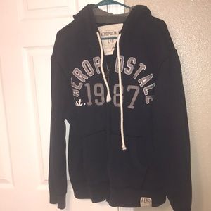 Zip up areopostal hoody